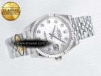 Rolex DateJust 31 278274 ARF 1:1 Best Edition 904L Steel White MOP Diamonds Dial on SS Jubilee Bracelet ETA 2688 - Görsel 8