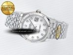 Rolex DateJust 31 278274 ARF 1:1 Best Edition 904L Steel White MOP Diamonds Dial on SS Jubilee Bracelet ETA 2688 - Görsel 9
