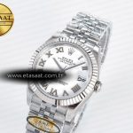 Rolex DateJust 31 278274 ARF 1:1 Best Edition 904L Steel White Roman Dial on SS Jubilee Bracelet ETA 2688