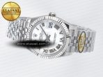 Rolex DateJust 31 278274 ARF 1:1 Best Edition 904L Steel White Roman Dial on SS Jubilee Bracelet ETA 2688 - Görsel 9