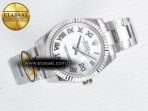Rolex DateJust 31 278274 ARF 1:1 Best Edition 904L Steel White Roman Dial on SS Oyster Bracelet ETA 2688 - Görsel 8