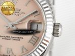 Rolex DateJust 278274   904L Steel RG Roman Diamonds Dial on Jubilee Cal.2236 - Görsel 11