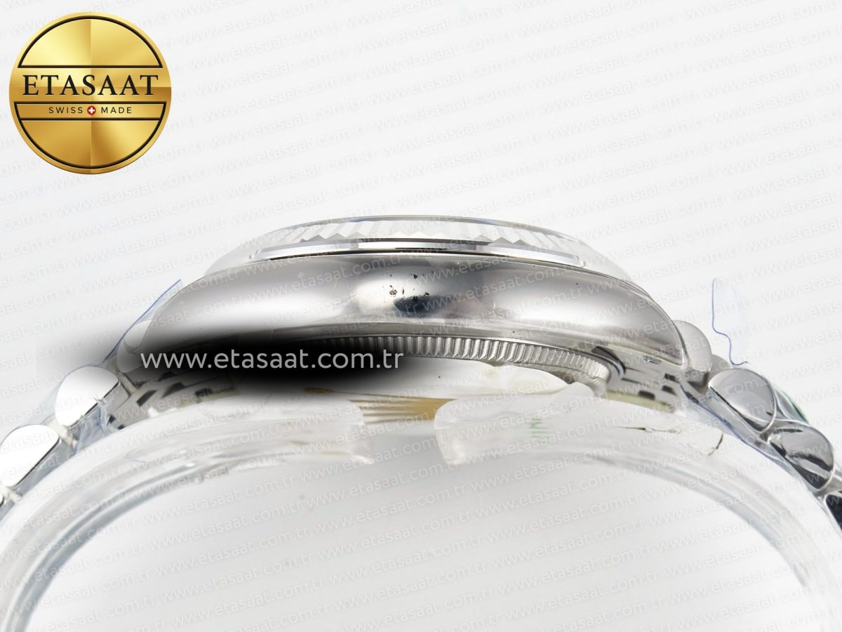 Rolex DateJust 278274   904L Steel RG Roman Diamonds Dial on Jubilee Cal.2236 - Görsel 14