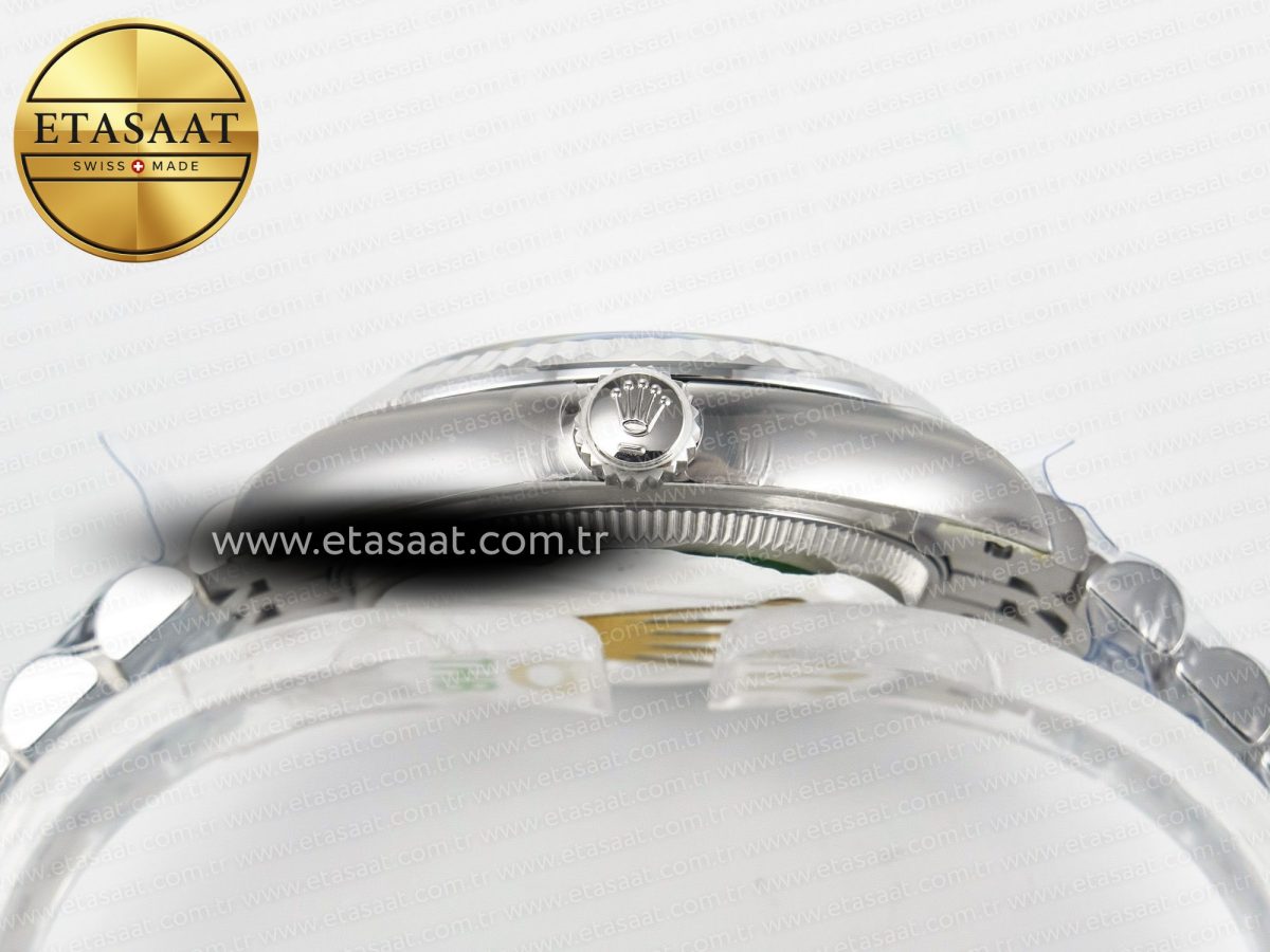 Rolex DateJust 278274   904L Steel RG Roman Diamonds Dial on Jubilee Cal.2236 - Görsel 15