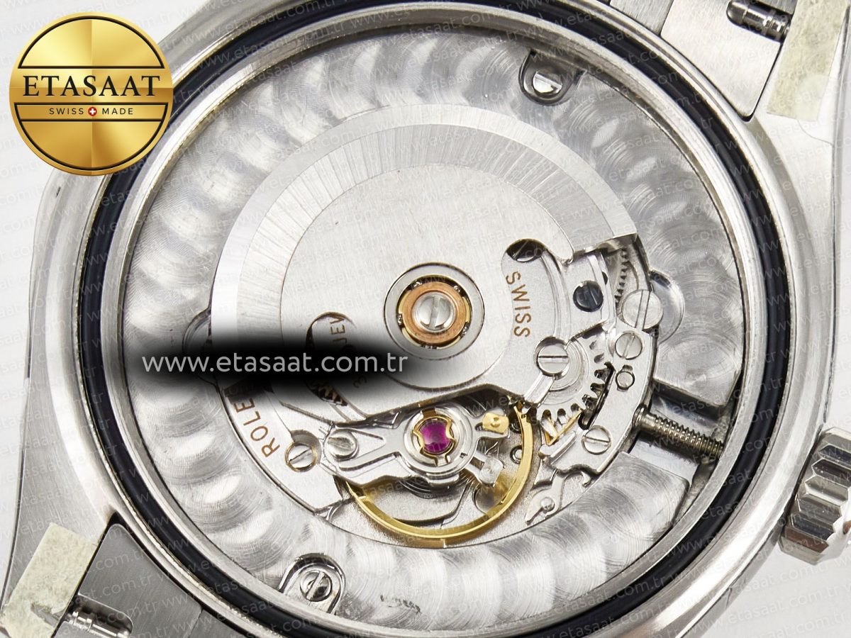 Rolex DateJust 278274   904L Steel RG Roman Diamonds Dial on Jubilee Cal.2236 - Görsel 23