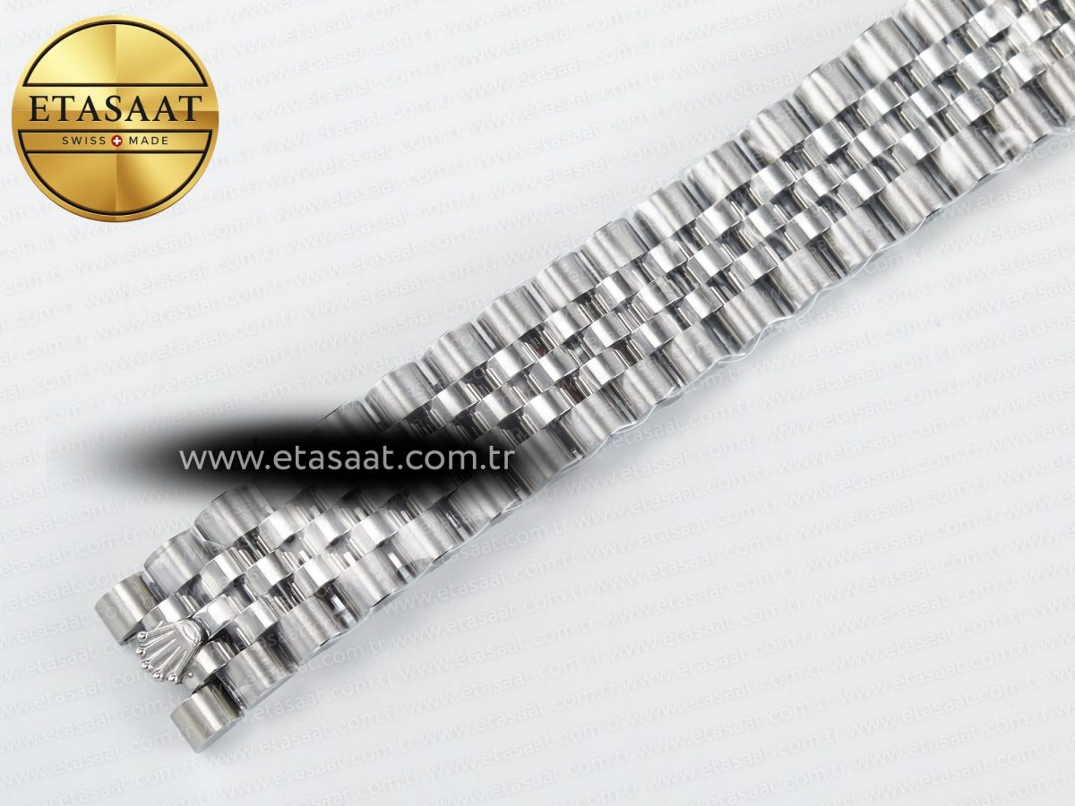 Rolex DateJust 278274   904L Steel RG Roman Diamonds Dial on Jubilee Cal.2236 - Görsel 26