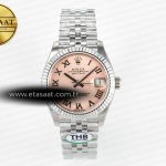 Rolex Datejust 278274 RG Roma Pırlantalı Kadran Cal.2236 Eta Saat - Görsel 3 - 1:1 Süper Klon Saat