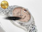 Rolex DateJust 278274   904L Steel RG Roman Diamonds Dial on Jubilee Cal.2236 - Görsel 7