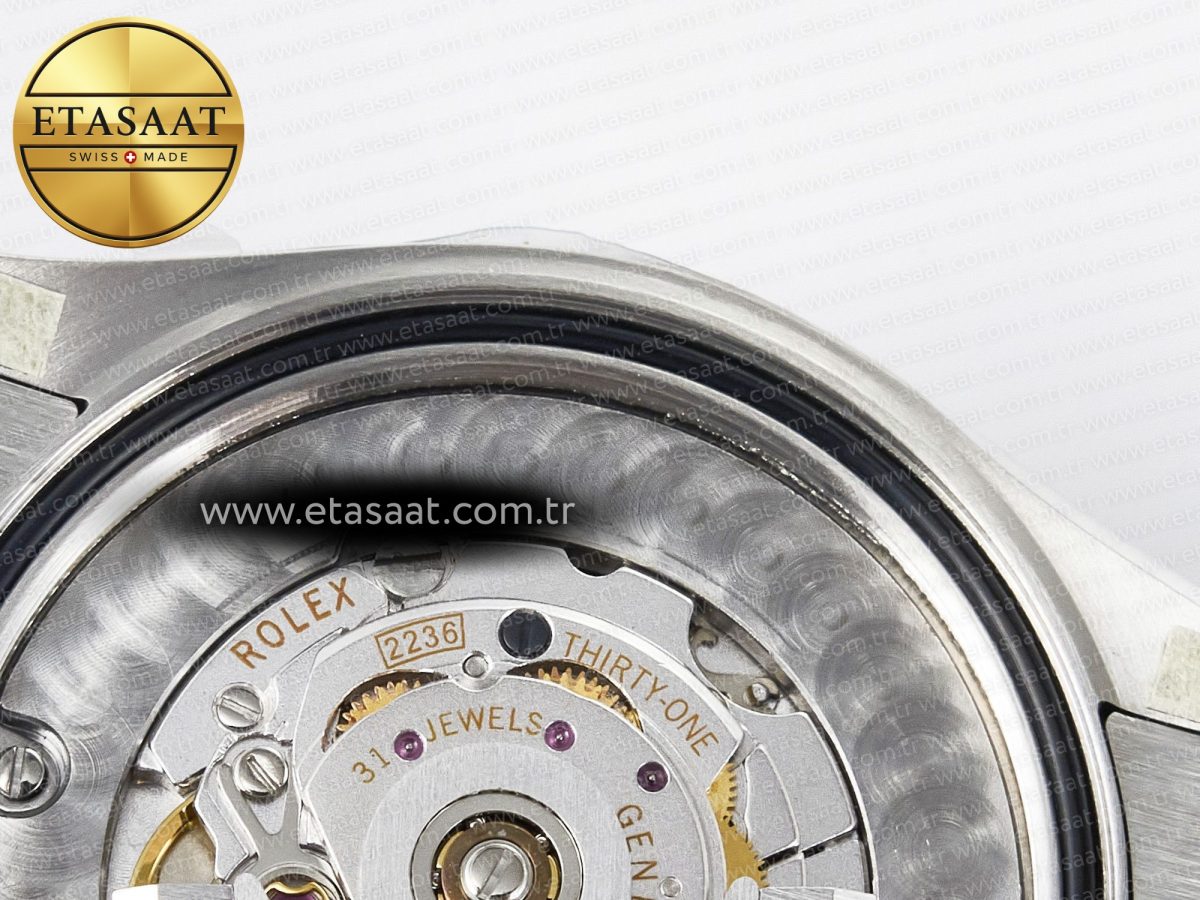 Rolex DateJust 278274 904L Steel Black Dial Stick Marker on SS  Cal.2236 - Görsel 23