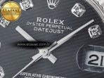 Rolex DateJust 278274 904L Steel Black Diamonds Dial on SS Cal.2236 - Görsel 10