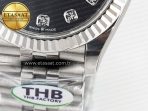 Rolex DateJust 278274 904L Steel Black Diamonds Dial on SS Cal.2236 - Görsel 13