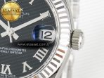 Rolex DateJust 278274 904L Steel Black Roman Dial on SS Cal.2236 - Görsel 11
