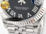 Rolex DateJust 278274 904L Steel Black Roman Dial on SS Cal.2236 - Görsel 12