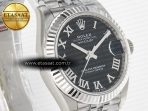 Rolex DateJust 278274 904L Steel Black Roman Dial on SS Cal.2236 - Görsel 5
