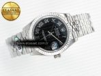Rolex DateJust 278274 904L Steel Black Roman Dial on SS Cal.2236 - Görsel 8