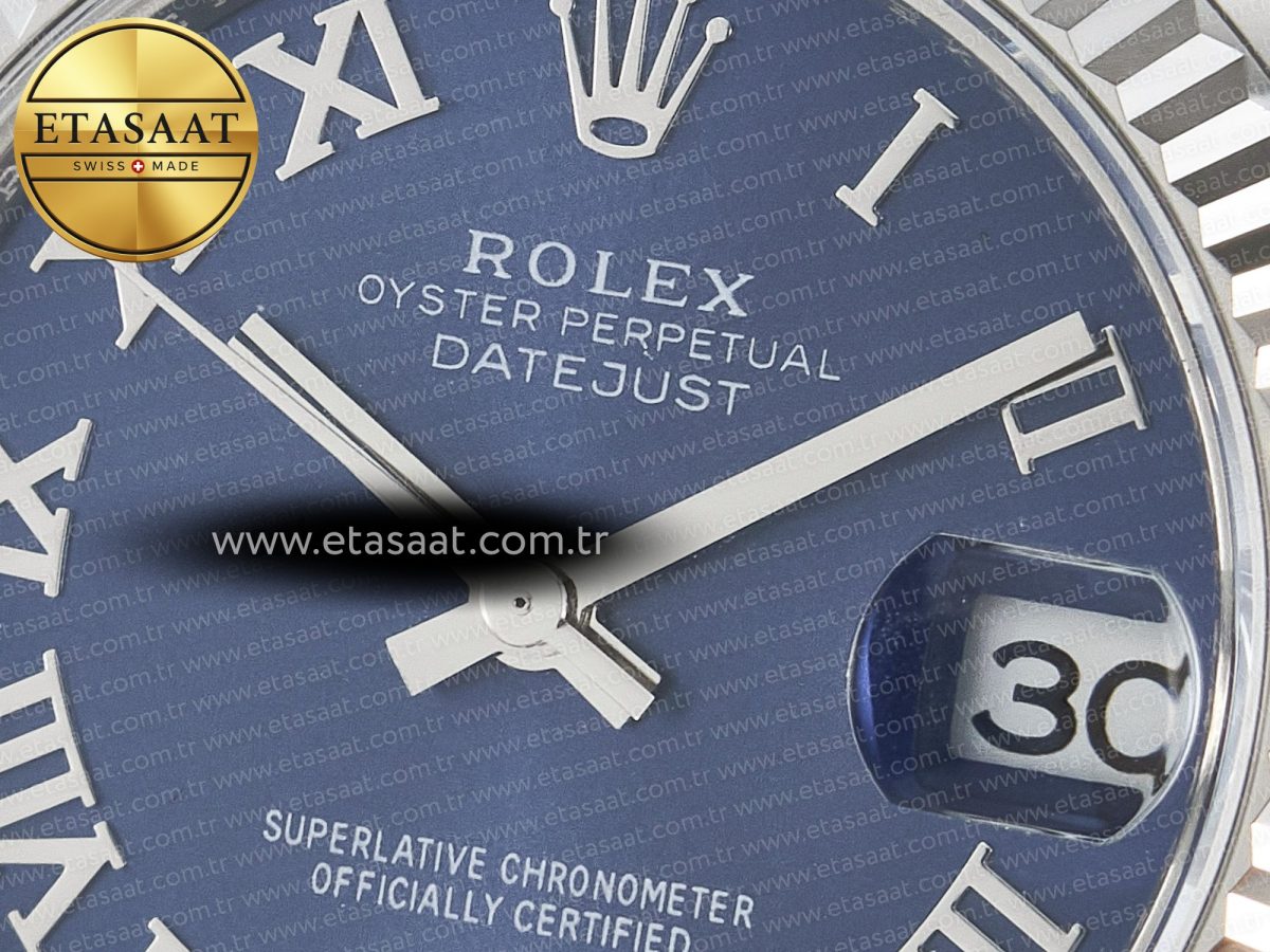 Rolex DateJust 278274 904L Steel Blue Roman Dial on SS Cal.2236 - Görsel 10