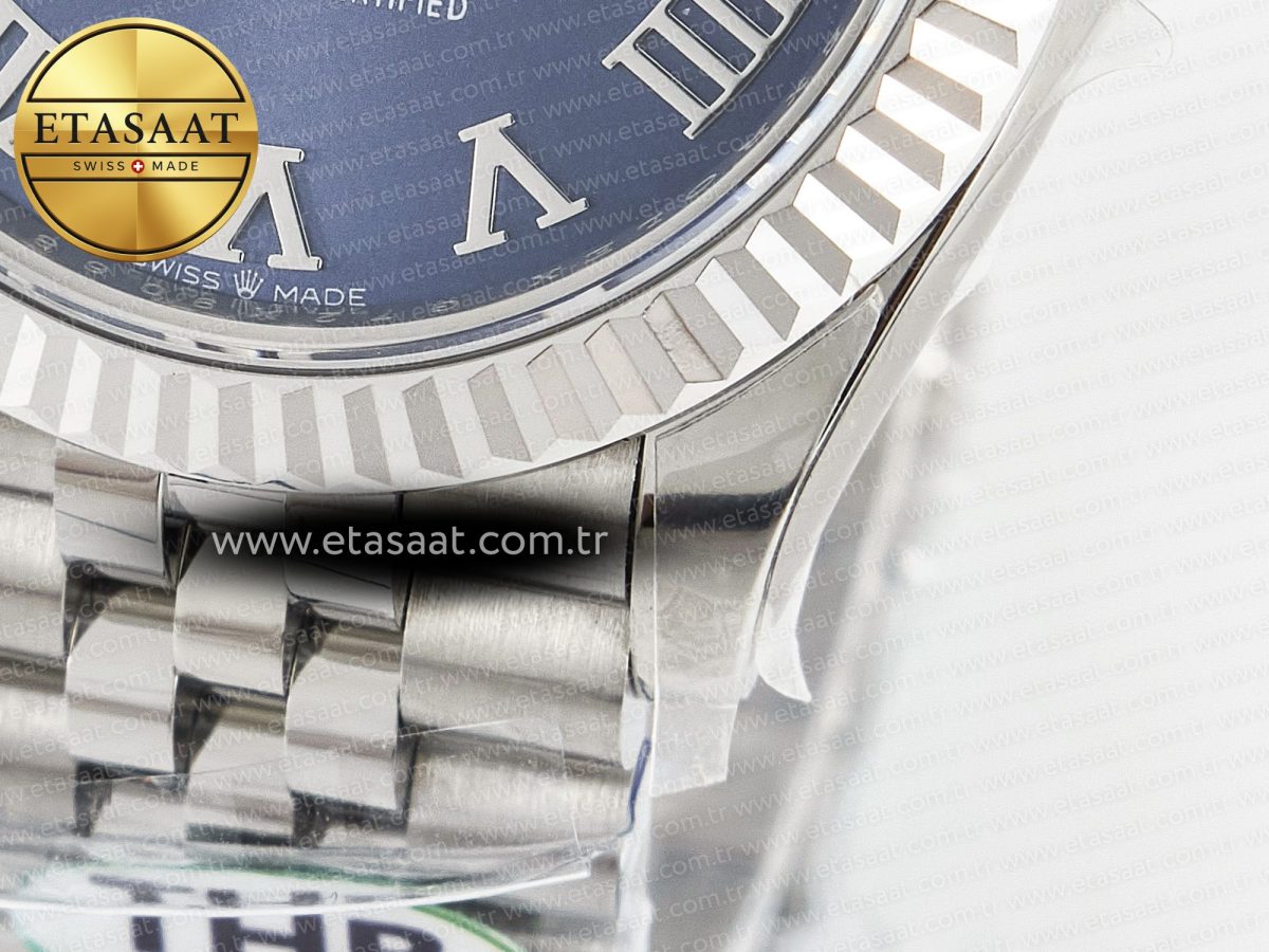 Rolex DateJust 278274 904L Steel Blue Roman Dial on SS Cal.2236 - Görsel 13