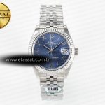 Rolex Datejust 278274 Mavi Roma Rakamlı Kadran Cal.2236 Eta Saat - Görsel 3 - 1:1 Süper Klon Saat