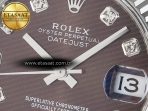Rolex DateJust 278274 904L Steel Brown Diamond Dial on SS Cal.2236 - Görsel 10
