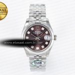 Rolex Datejust 278274 Kahve Pırlantalı Kadran Cal.2236 Eta Saat - Görsel 3 - 1:1 Süper Klon Saat