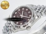 Rolex DateJust 278274 904L Steel Brown Diamond Dial on SS Cal.2236 - Görsel 6