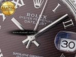Rolex DateJust 278274 904L Steel Brown Roman Dial Diamonds Bezel on SS Cal.2236 - Görsel 10