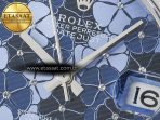 Rolex DateJust 278274 904L Steel Fluted Blue Floral Dial on SS Cal.2236 - Görsel 10
