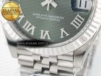 Rolex DateJust 278274  904L Steel Green Roman Dial on SS Cal.2236 - Görsel 12