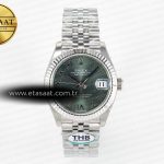 Rolex Datejust 278274 Yeşil Roma Rakamlı Kadran Cal.2236 Eta Saat - Görsel 3 - 1:1 Süper Klon Saat