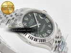 Rolex DateJust 278274  904L Steel Green Roman Dial on SS Cal.2236 - Görsel 7