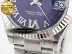 Rolex DateJust 278384RBR 904L Steel Purple Dial on SS Cal.2236 - Görsel 12