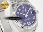 Rolex DateJust 278384RBR 904L Steel Purple Dial on SS Cal.2236 - Görsel 5