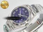 Rolex DateJust 278384RBR 904L Steel Purple Dial on SS Cal.2236 - Görsel 6