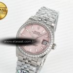 Rolex DateJust 278274 904L Steel RG Dial Stick Marker on SS Cal.2236