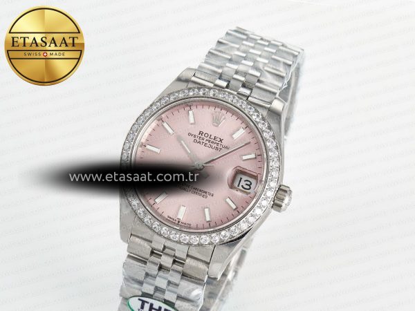 Rolex DateJust 278274 904L Steel RG Dial Stick Marker on SS Cal.2236
