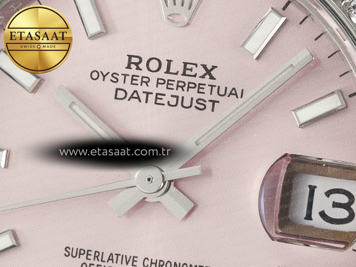 Rolex DateJust 278274 904L Steel RG Dial Stick Marker on SS Cal.2236 - Görsel 10