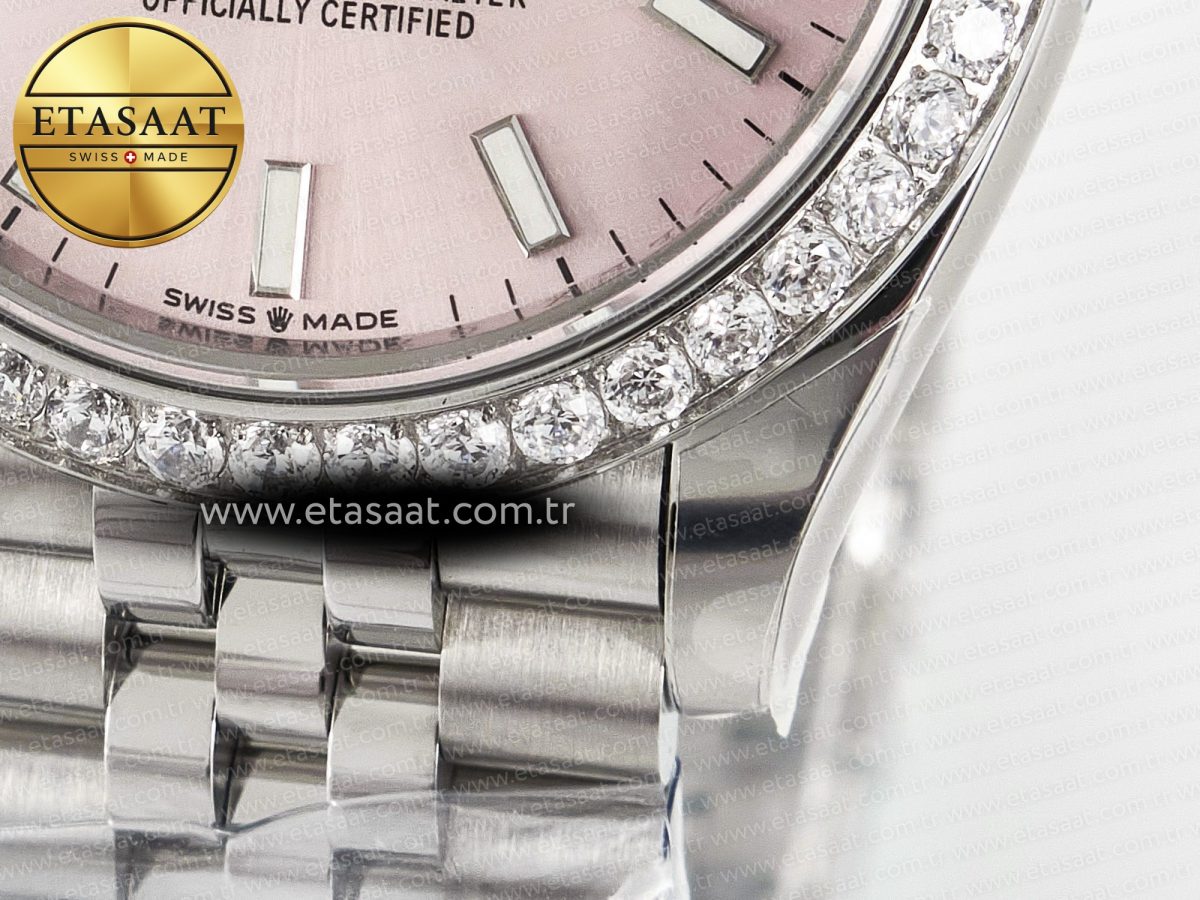 Rolex DateJust 278274 904L Steel RG Dial Stick Marker on SS Cal.2236 - Görsel 13