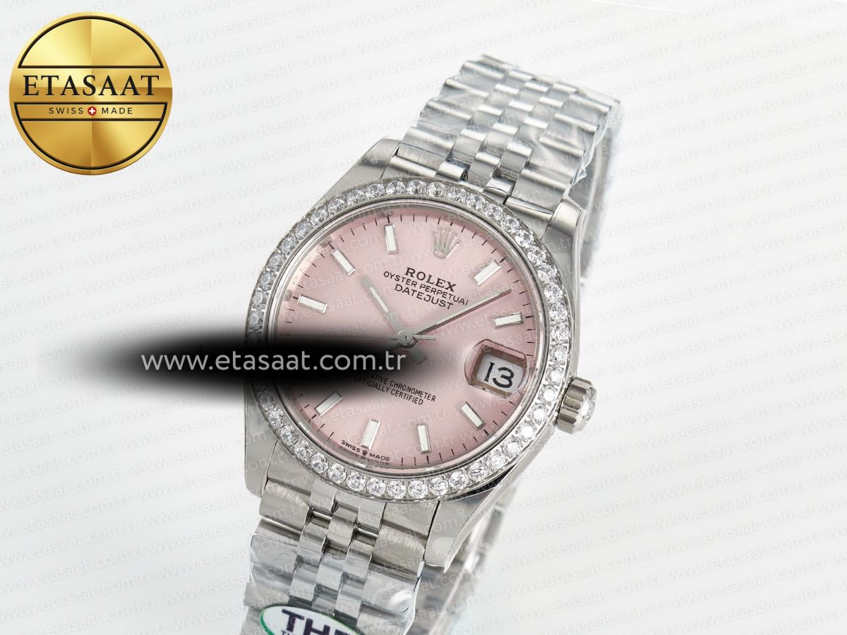 Rolex DateJust 278274 904L Steel RG Dial Stick Marker on SS Cal.2236 - Görsel 2