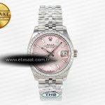 Rolex Datejust 278274 Pembe Altın Kadran Çizgi Cal.2236 Eta Saat - Görsel 3 - 1:1 Süper Klon Saat