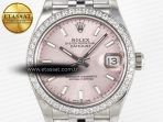 Rolex DateJust 278274 904L Steel RG Dial Stick Marker on SS Cal.2236 - Görsel 4