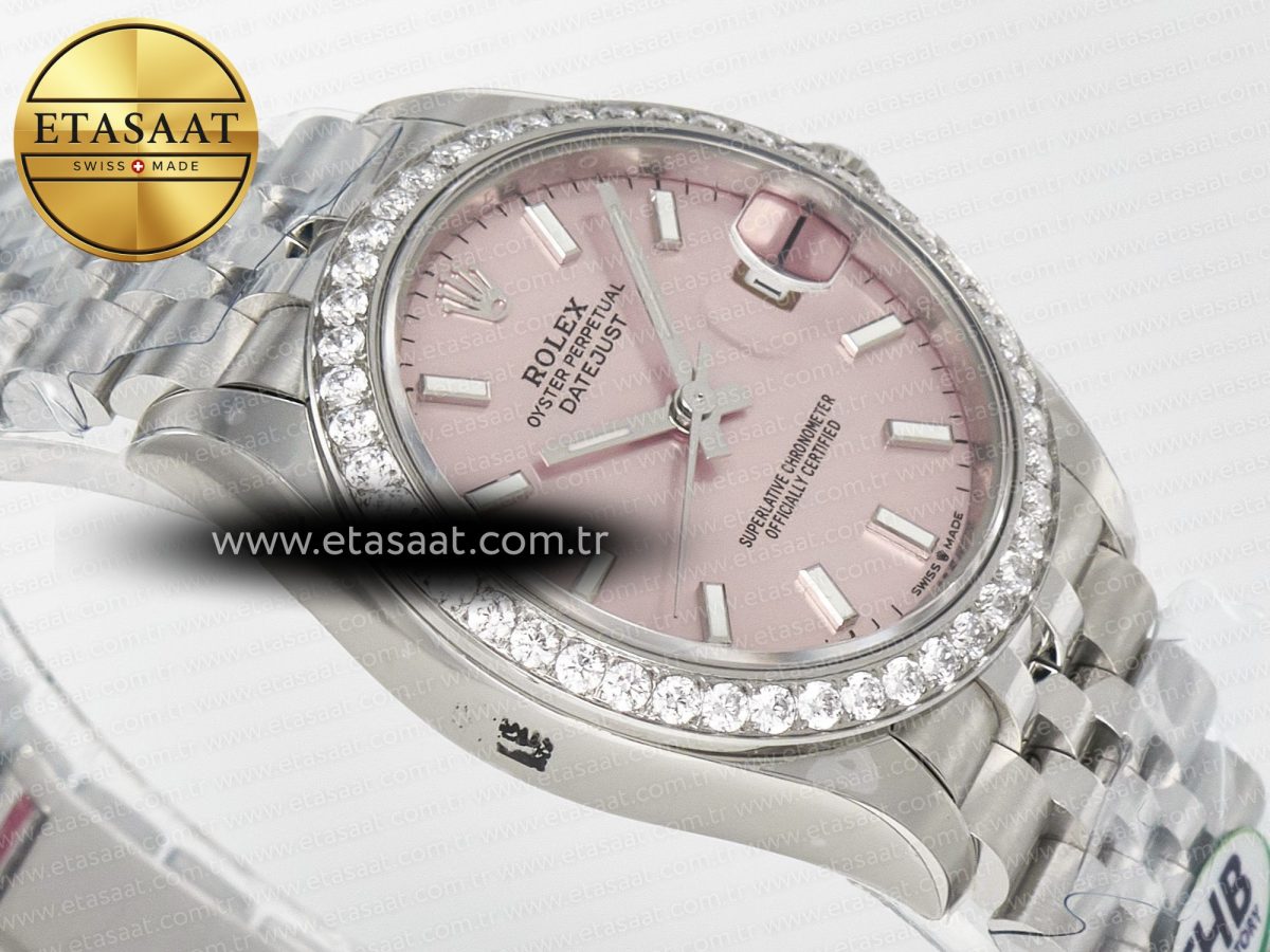 Rolex DateJust 278274 904L Steel RG Dial Stick Marker on SS Cal.2236 - Görsel 7