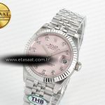 Rolex DateJust 278274 904L Steel  RG Diamond Dial on SS Cal.2236