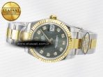 Rolex DateJust 31 278383 ARF 1:1 Best Edition 904L Steel Green Diamonds Dial on SS/YG Oyster Bracelet ETA 2688 - Görsel 9