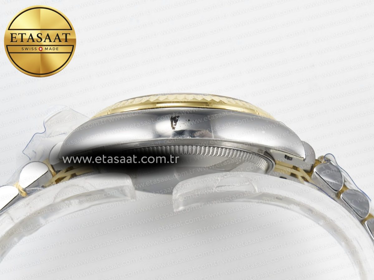 Rolex DateJust 278271 904L Steel Brown Diamonds Dial Diamonds Bezel on SS/YG Cal.2236 - Görsel 14