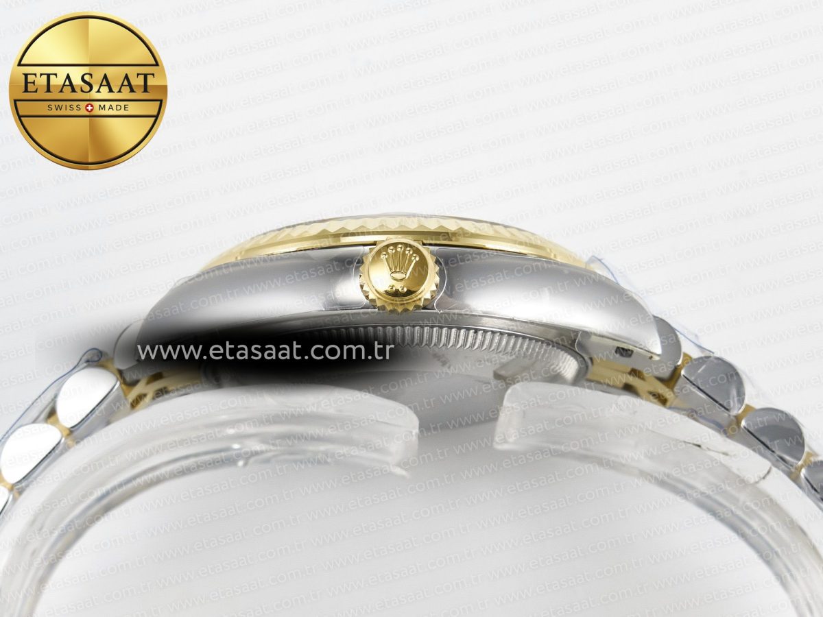 Rolex DateJust 278271 904L Steel Brown Diamonds Dial Diamonds Bezel on SS/YG Cal.2236 - Görsel 15