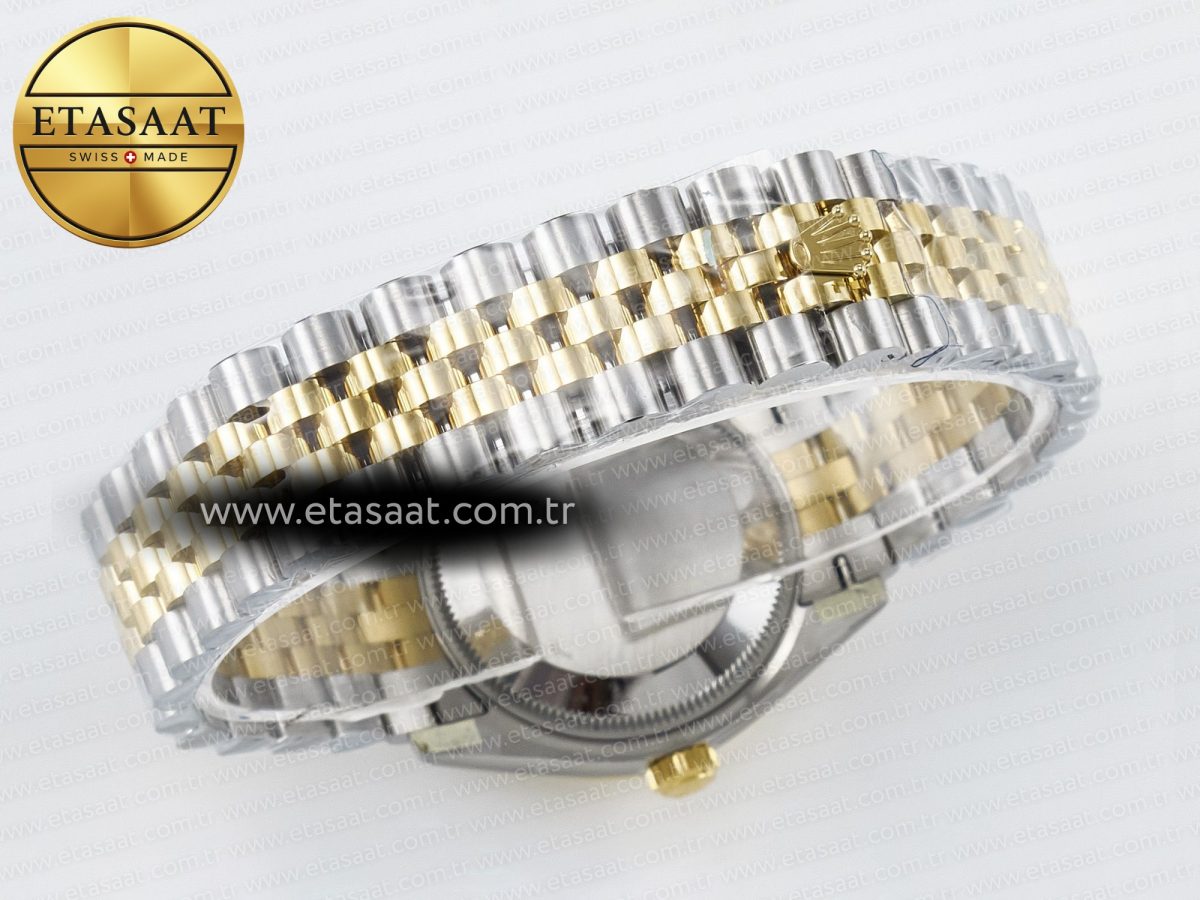 Rolex DateJust 278271 904L Steel Brown Diamonds Dial Diamonds Bezel on SS/YG Cal.2236 - Görsel 16