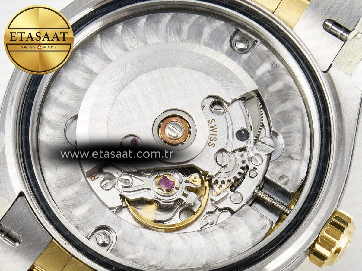 Rolex DateJust 278271 904L Steel Brown Diamonds Dial Diamonds Bezel on SS/YG Cal.2236 - Görsel 24
