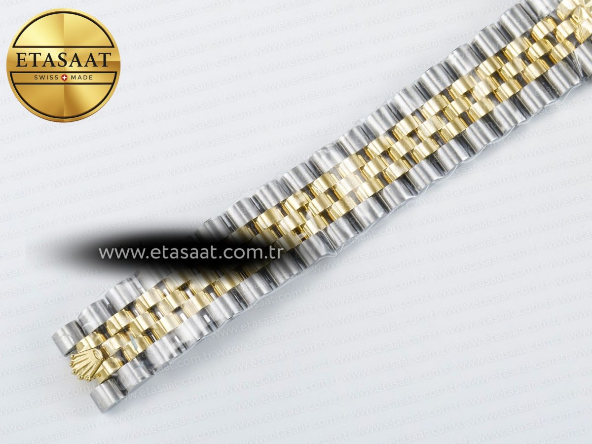 Rolex DateJust 278271 904L Steel Brown Diamonds Dial Diamonds Bezel on SS/YG Cal.2236 - Görsel 27