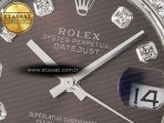 Rolex DateJust 278384 Brown Diamonds Dial Diamonds Bezel on SS Cal.2236 - Görsel 10