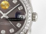 Rolex DateJust 278384 Brown Diamonds Dial Diamonds Bezel on SS Cal.2236 - Görsel 11